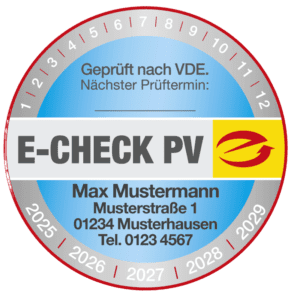E-CHECK elektrische Prüfung der PV-Anlage, Lüneburg, Niedersachsen